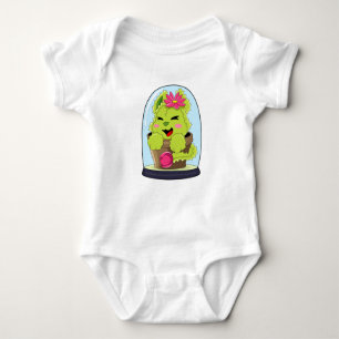 Cat Cactus Baby Bodysuit