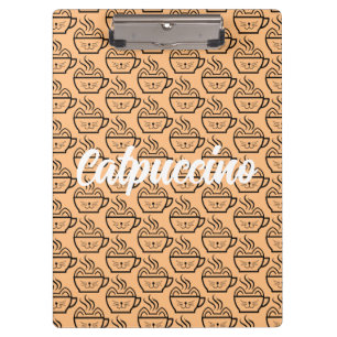 Cat Cafe pattern Clipboard