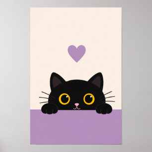 Cat Cafe Wall Poster