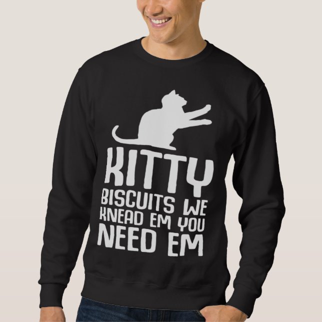 Cat Cake  Baking Cat  Cat sweets Sweatshirt (Front)