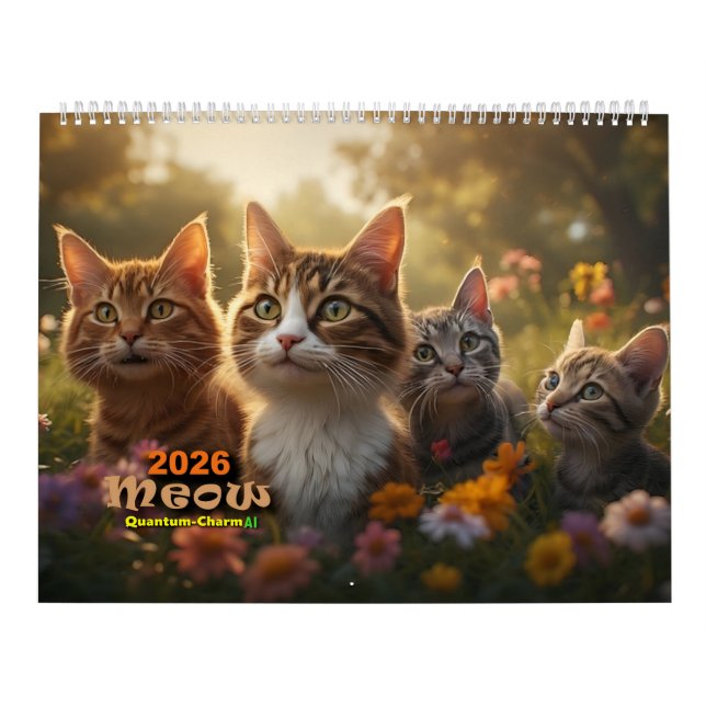 Cat Calendar - Meow (Cover)