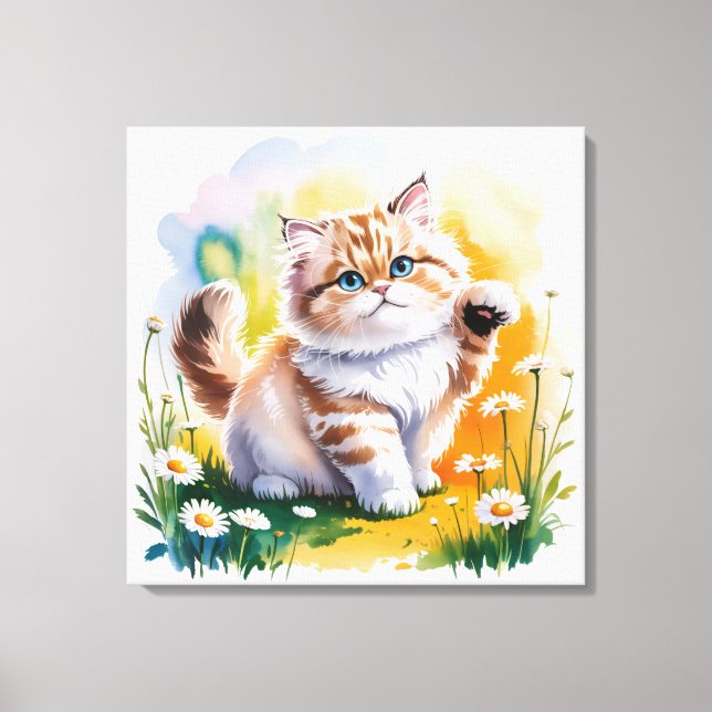 Cat Canvas Print (Front)