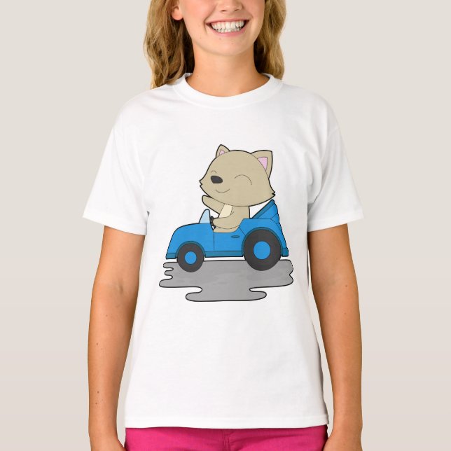 Cat Car T-Shirt (Front)