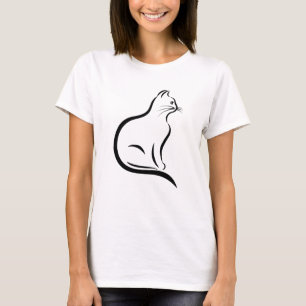 Cat Caricature T-shirt