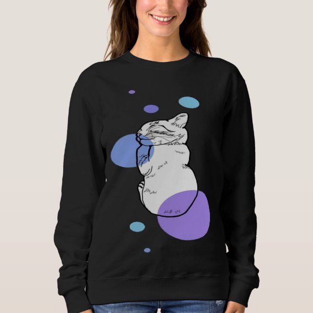 Cat cat  Cat  ca   cat women  2 Sweatshirt (Front)