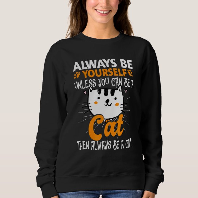 Cat  Cat Cat Sweatshirt (Front)