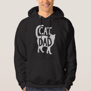 Cat Cat Dad Kitten Father's Day For Daddy Hoodie