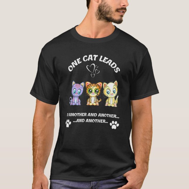 Cat Cat   Kittens Hangover T-Shirt (Front)