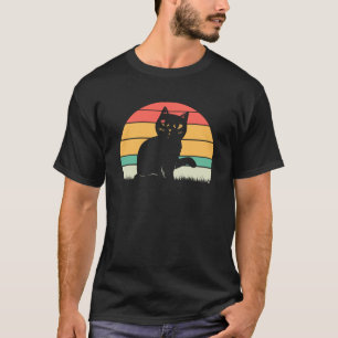 cat cat kittens hangover vintage sunset T-Shirt