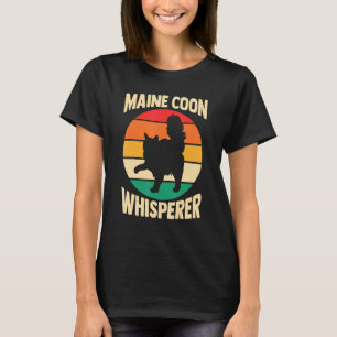 Cat    Cat Mum Dad  Fur Parent  Maine Coon Whisper T-Shirt