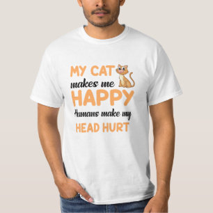 Cat Cats Cat Lover Pet Kitten Animal Funny Gift T-Shirt