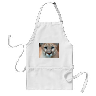 Cat Cats wild stripe print diy Anniversaries Standard Apron