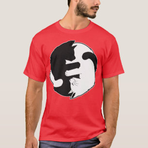 Cat Cats Yin Yang Ying Yang  Gift 10 T-Shirt
