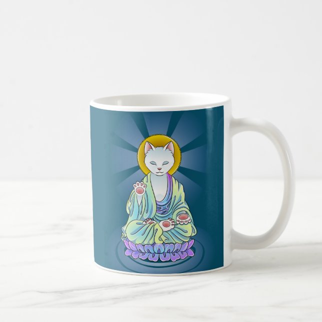 Cat Chat DON'T BOTHER ME! mug BlissAndKittens (Right)