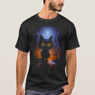 Cat-ching Spirits Pawsitively Haunting T-Shirt