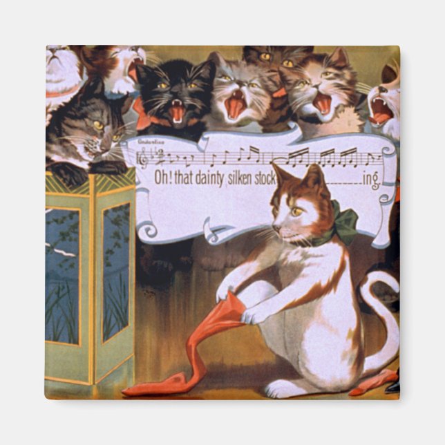 Cat Chorus! - Magnet #2 (Front)