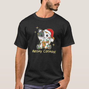 Cat Christmas Animals Cute Cats Meowy Catmas 2 T-Shirt