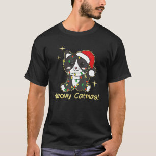 Cat Christmas Animals Cute Cats Meowy Catmas 3 T-Shirt