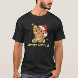 Cat Christmas Animals Cute Cats Meowy Catmas 5 T-Shirt