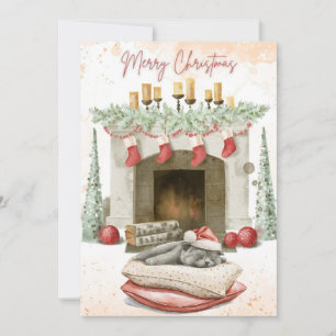 Cat Christmas Cards 1
