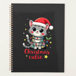 Cat Christmas Cutie Cats Christmas T-Shirt for Men Planner