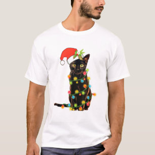 Cat Christmas Funny Meowy Christmas Tree Cat T-Shirt