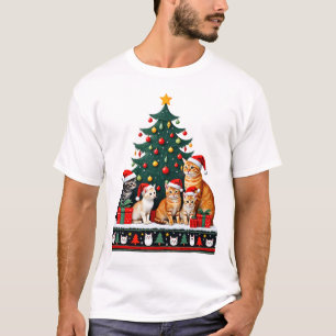 Cat Christmas Funny Ugly Women Men Merry Gift (5) T-Shirt