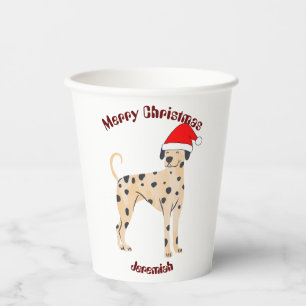 cat christmas gift, customize personalized name paper cups