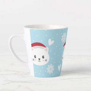 Cat Christmas  Latte Mug