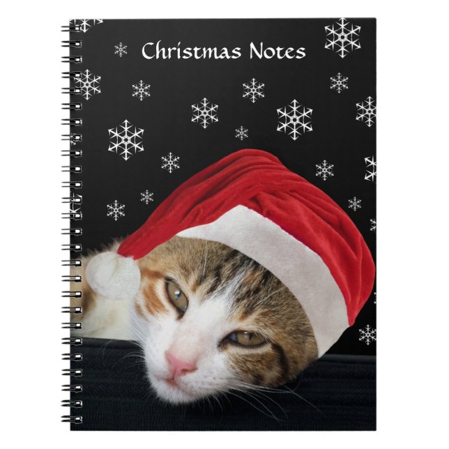 Cat Christmas Notebook (Front)