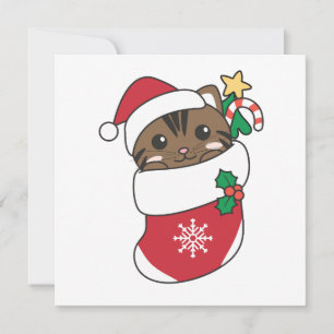 Cat Christmas Snow Winter Animals Cats Holiday Car Card