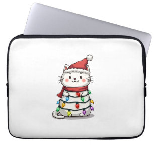 Cat Christmas Tree Christmas (2) Laptop Sleeve