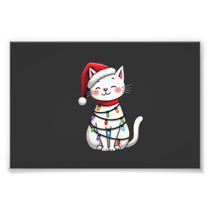 Cat Christmas Tree Christmas (5) Photo Print