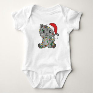 Cat Christmas Winter Animals Cats Baby Bodysuit