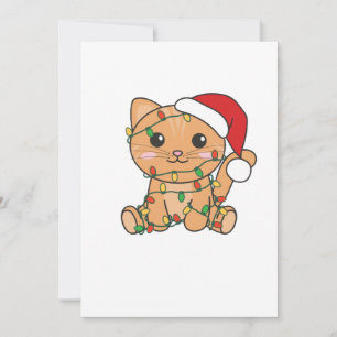 Cat Christmas Winter Animals Cats Holiday Card