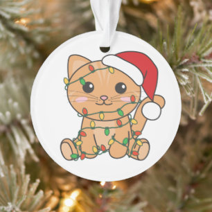 Cat Christmas Winter Animals Cats Ornament