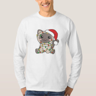 Cat Christmas Winter Animals Cats T-Shirt