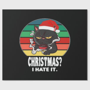 Cat Christmas Wrapping Paper