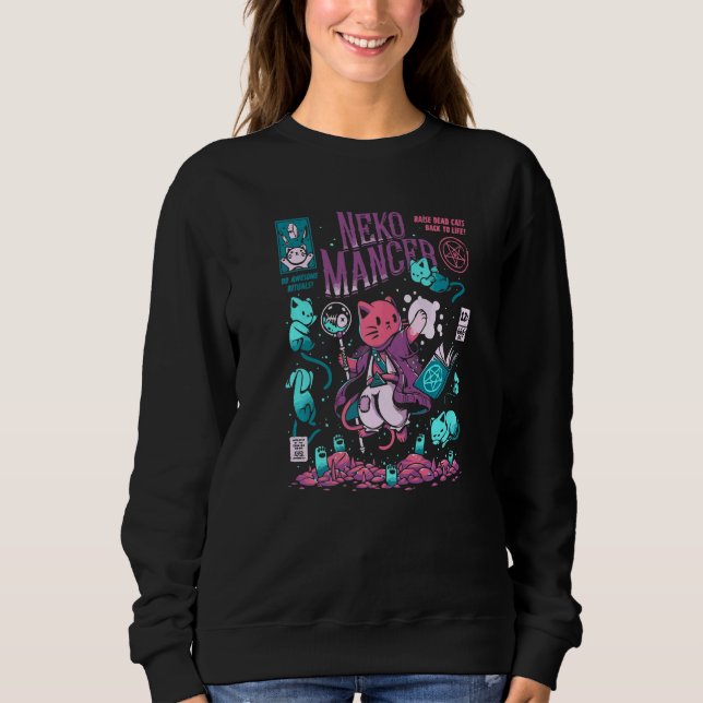 Cat Classic Cat Vedeo Games Sweatshirt (Front)