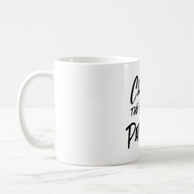 Cat Claw the Patriarchy Coffee Mug (Left)