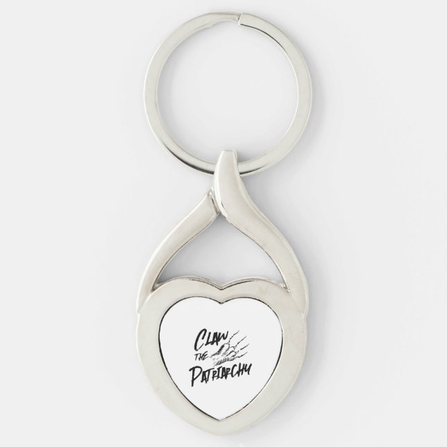 Cat Claw the Patriarchy Key Ring (Front)