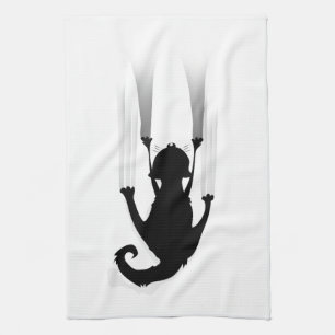 Cat Climb Tea Towel