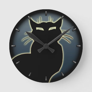 Cat Clock Cute Cat Lover Wall Clock Cat Decor