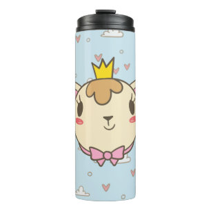 Cat cloud heart texture kitten thermal tumbler