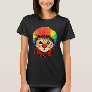Cat Clown Carnival Circus Staff Kitten Cat Mum Dad T-Shirt