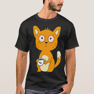 Cat Coffee Cat Late Sleeper Morning Group Coffee D T-Shirt
