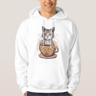 Cat Coffee Hoodie