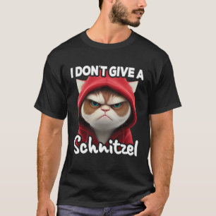 Cat Coffee I Cat I Don t Give A Schnitzel T-Shirt