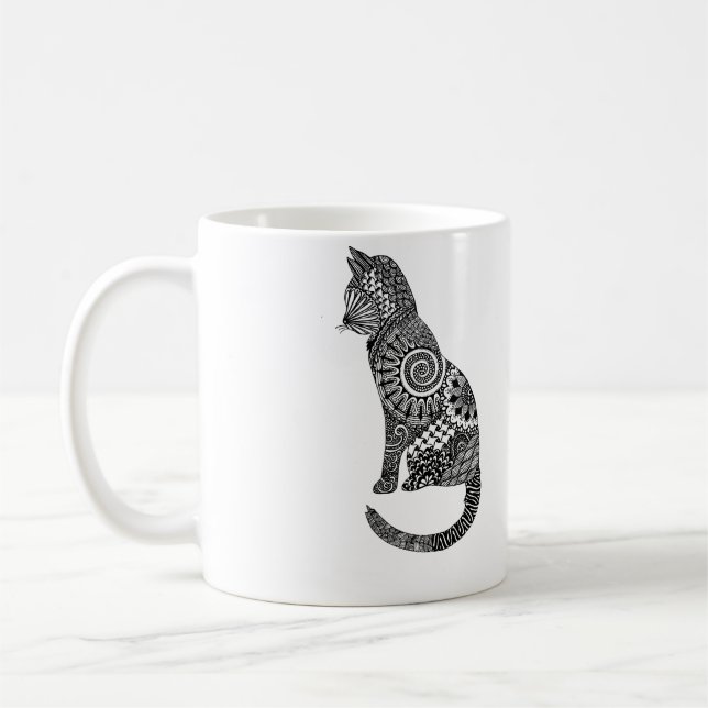cat coffee mug (Left)