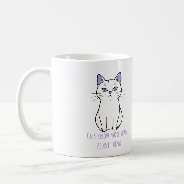 Cat Coffee Mug (Left)